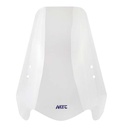 PARABRISA UNIVERSAL ENDURO ADVENTURE (CRISTAL) CON SOPORTES 3MM MTC (NAC)