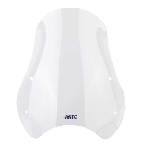 PARABRISA UNIVERSAL ROUTE (CRISTAL) CON SOPORTE 3MM MTC (NAC)