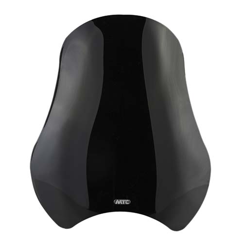 PARABRISA UNIVERSAL ROUTE (NEGRO) CON SOPORTE 3MM MTC (NAC)