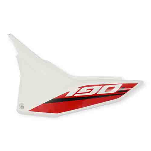 CACHA LATERAL  HONDA XR190L BLANCA LADO IZQUIERDO MTC