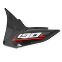 CACHA LATERAL HONDA XR190L NEGRA LADO IZQUIERDO MTC