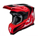 CASCO J22F FIBRA DE VIDRIO TALENT BLACK/RED L JUST1