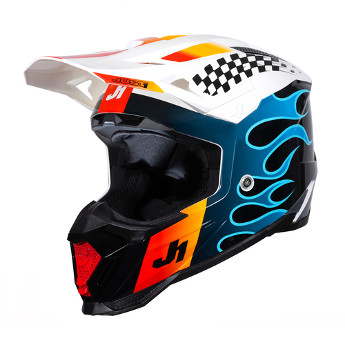 CASCO J40 SIXTIES BLUE/BLACK/WHITE GLOSS L JUST1