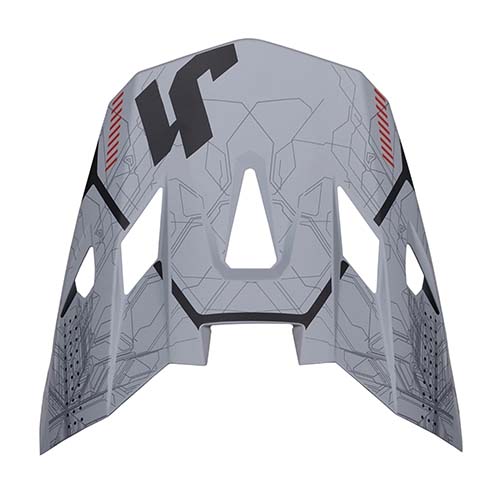 VISERA J40 MISSION GREY/BLACK/RED MATT JUST1