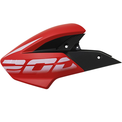 CACHA LATERAL TANQUE BAJAJ ROUSER NS200 (2024) ROJO LADO IZQUIERDO MTC