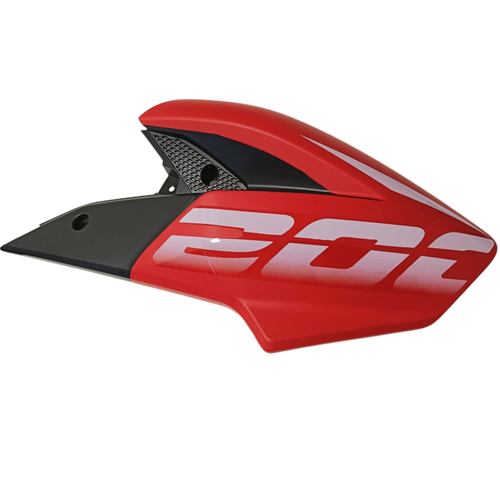 CACHA LATERAL TANQUE BAJAJ ROUSER NS200 (2024) ROJO LADO DERECHO MTC