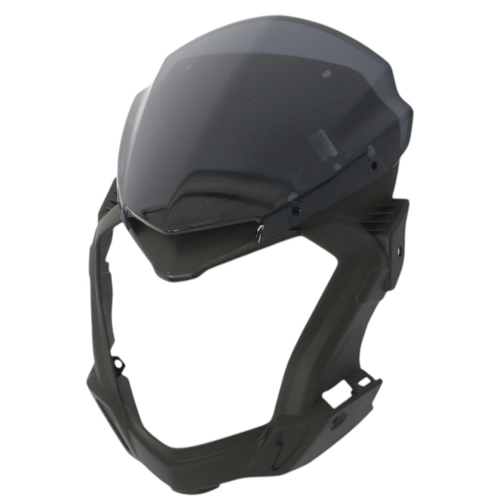 CUBRE OPTICA + PARABRISA BAJAJ DOMINAR 250 / 400 GRIS MTC