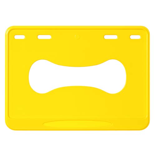 PORTAPATENTE MERCOSUR ESTRUCTURA RIGIDA AMARILLO MDA (3098)