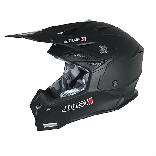 CASCO JUST1 J39 SOLID BLACK MATT XL