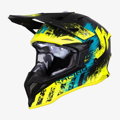 CASCO JUST1 J39 STORM BLUE FLUO YELLOW BLACK L