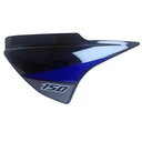 CACHA LATERAL MOTOMEL NEW S2 150 TUBULAR LADO DERECHO NEGRO / AZUL OEM