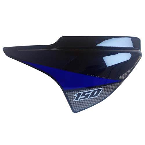 CACHA LATERAL MOTOMEL NEW S2 150 TUBULAR LADO IZQUIERDO NEGRO / AZUL OEM