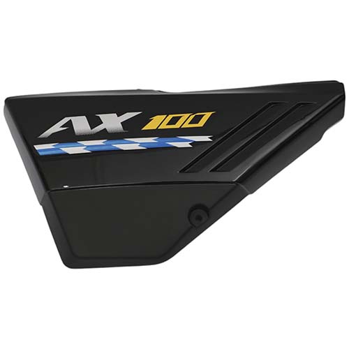 CACHA LATERAL SUZUKI AX100 NEGRO LADO IZQUIERDO MTC