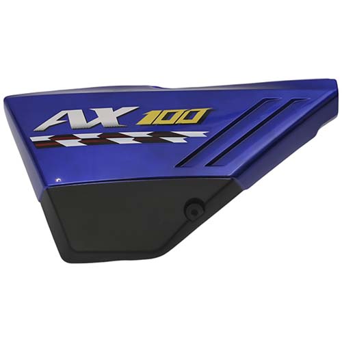 CACHA LATERAL SUZUKI AX100 AZUL LADO IZQUIERDO MTC