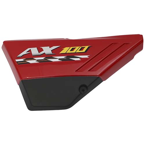 CACHA LATERAL SUZUKI AX100 ROJO LADO IZQUIERDO MTC