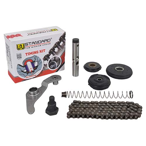 KIT CONJUNTO TENSOR CADENA DISTRIBUCION COMPLETO GILERA SMASH 110 STD