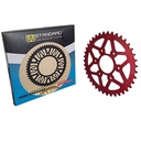 CORONA (SOLA) DE TRANSMISION ALUMINIO ROUSER 200NS ROJO 520-39T STD