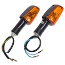 FAROL GIRO HONDA CG150 TITAN / CG125 / CBX250 DEL/TRAS RIGIDO (JGO) MTC