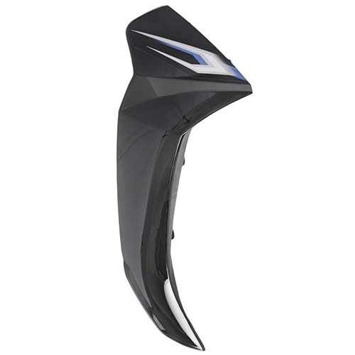CUBRE PIERNA EXTERIOR YAMAHA NEW CRYPTON 110 NEGRO LADO DERECHO (C/CALCO) MTC