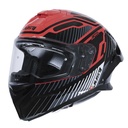 CASCO JUST1 J-STR TACTICAL RED/SILVER GLOSS L