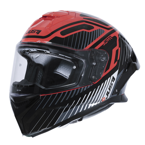 CASCO JUST1 J-STR TACTICAL RED/SILVER GLOSS XL