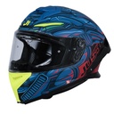 CASCO JUST1 J-STR TITAN BLUE/RED/BLACK MATT XL