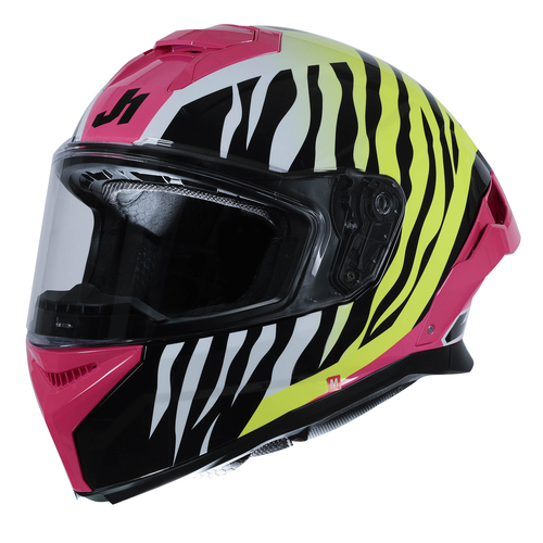 CASCO JUST1 J-STR TIGER RED/YELLOW/BLACK GLOSS M