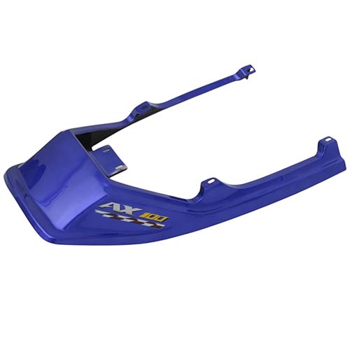 CACHA BAJO ASIENTO SUZUKI AX100 AZUL (CON CALCO) MTC