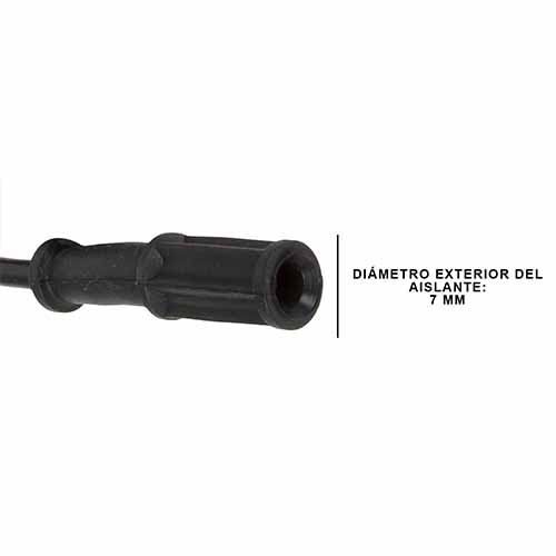 CABLE BUJIA LINEA SUPERIOR FIAT PALIO-SIENA 1.3 Motor FIRE 8V 2 bob. FERRAZZI (05-01763)