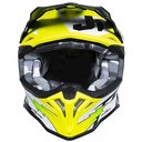CASCO JUST1 J39 POSEIDON FLUOR YELLOW/BLACK/WHITE XS