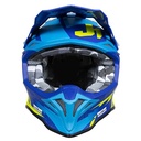 CASCO JUST1 J39 POSEIDON FLUOR YELLOW/BLUE S