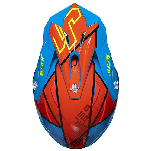 CASCO JUST1 J39 THRUSTER FLUOR YELLOW/RED/BLUE XS