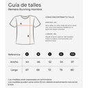 REMERA RUNNING HOMBRE JASPEADA MARINO XXL YAKKA (4007) DISCONTINUADA