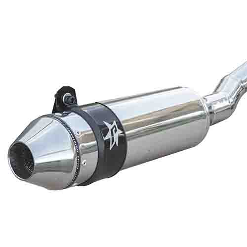 ESCAPE MOTO HONDA TWISTER CBX 250 ST3 CROMO DEPORTIVO CON SORDINA PAOLUCCI (EM250CBX-32-C/D)