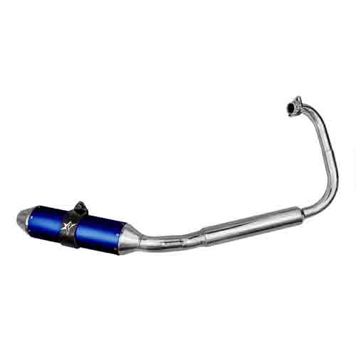 ESCAPE MOTO HONDA TWISTER CBX 250CC ST3 STYLE AZUL PAOLUCCI (EM250CBX33-SAZ)