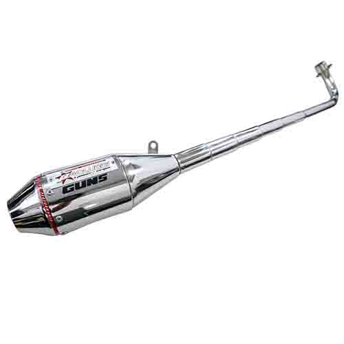 ESCAPE MOTO WAVE S 110CC ST2 CROMO DEPORTIVO PAOLUCCI (EM110WAVES22-C/D)