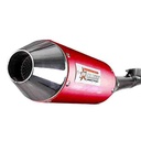 ESCAPE MOTO ZANELLA RX 150CC ST3 STYLE ROJO (VARILLERO) PAOLUCCI (EM150RX33-SRO)