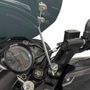 PARABRISA BAJAJ ROUSER NS200 (CRISTAL) CON SOPORTES 3MM MTC