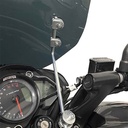 PARABRISA BAJAJ ROUSER NS200 (NEGRO) CON SOPORTES 3MM MTC