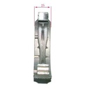 ZAPATA DE FRENO R/R HONDA C90/DAELIM/SUZUKI MB100/MOTOMEL VX150 STD