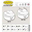 BAUL PORTA OBJETOS VAM30 ROJO 410X300X400 BASE DESMONTABLE REFLECT. TRAS. PLASTICA VC (972)