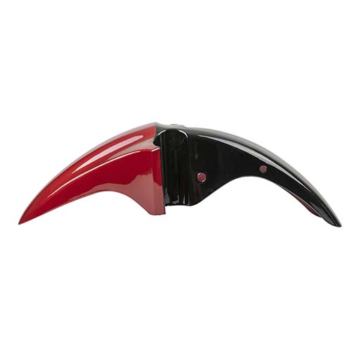 GUARDABARRO DEL. MOTOMEL NEW S2 TUBULAR ROJO OEM EXCLU
