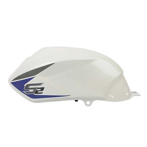 TANQUE DE NAFTA MOTOMEL NEW S2 TUBULAR BLANCO C/ TAPA OEM EXCLU