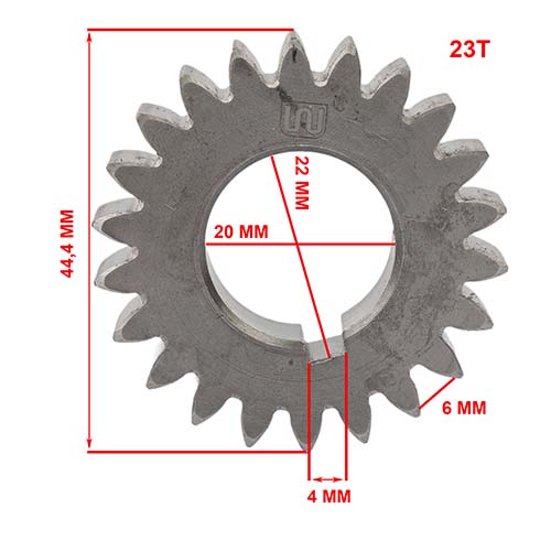 ENGRANAJE PUNTA CIGUEÑAL HONDA CB190R STD