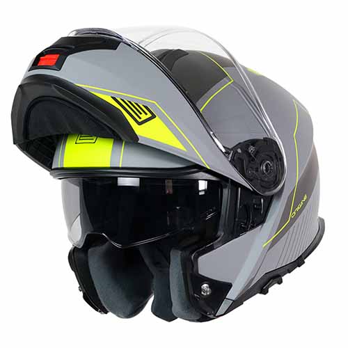 CASCO H272 LOGIC LINEAR - MATT FLUO YELLOW/GREY L ORIGINE