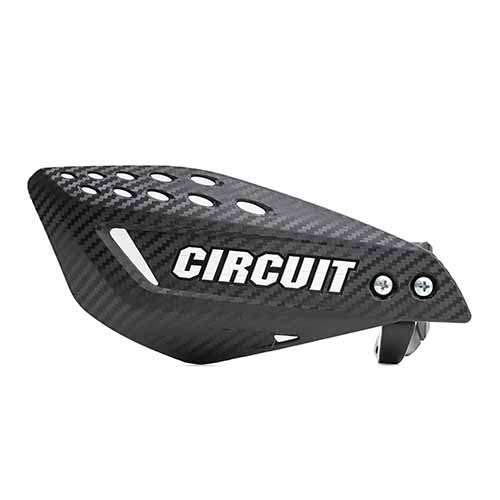 CUBRE MANO VECTOR CARBONO/BLANCO (JGO) CIRCUIT PM061-2D2