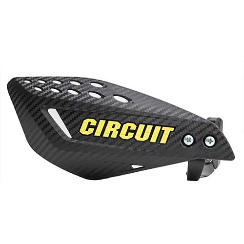 CUBRE MANO VECTOR CARBONO/VERDE (JGO) CIRCUIT PM061-2DR