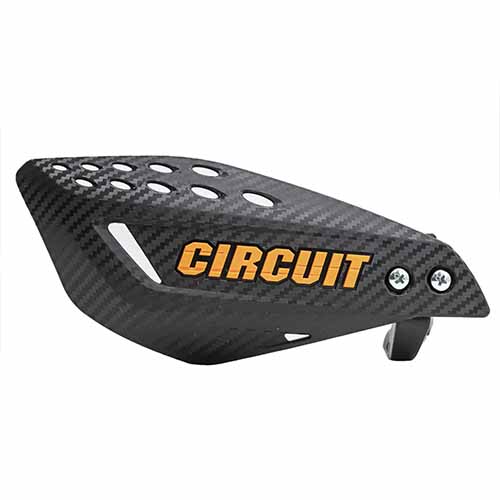 CUBRE MANO VECTOR CARBONO/NARANJA (JGO) CIRCUIT PM061-2DS