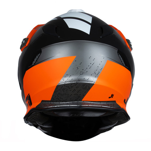 CASCO J34 PRO OUTERSPACE WHITE/FLUO ORANGE/BLACK MATT XL JUST1
