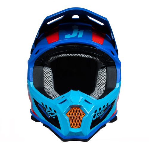 CASCO J22F FIBRA DE VIDRIO FIBRA DE VIDRIO FALCON ORANGE/BLUE MATT L JUST1